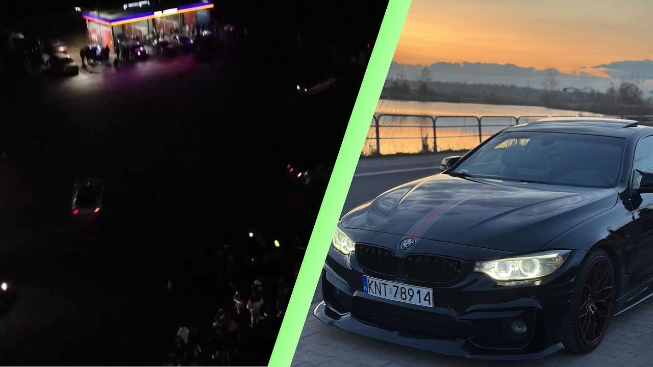 BMW f32 M4 look / zlot na drift stacji 🧨