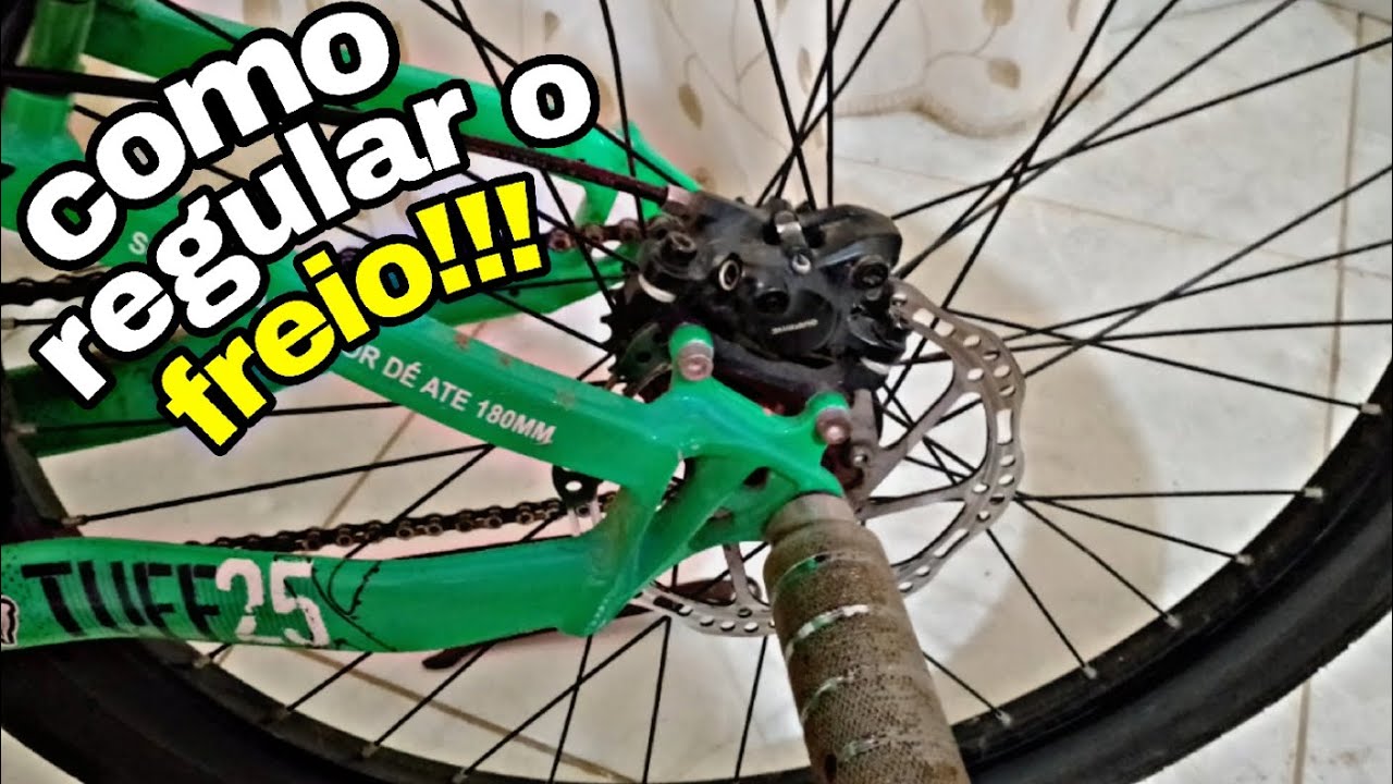 Como regular o freio a disco da sua bike!!!