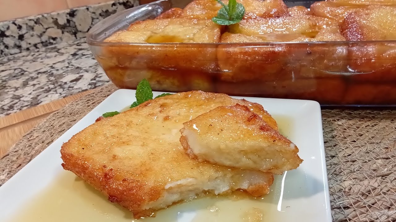 TORRIJAS DE MIEL receta dulce , super jugosa y deliciosa