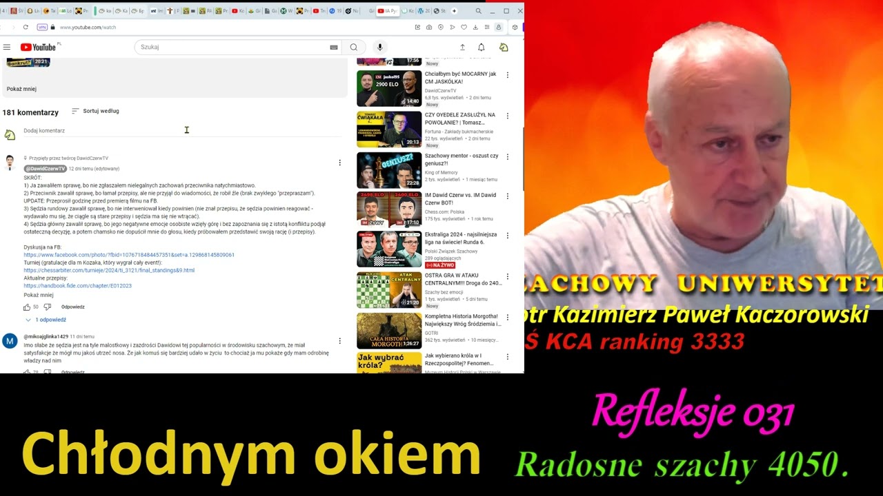#Szachy Zbyszek Pyda (vice MŚ KCA) uczy kolegę Dawida Czerwa. RS 4050. R.031.