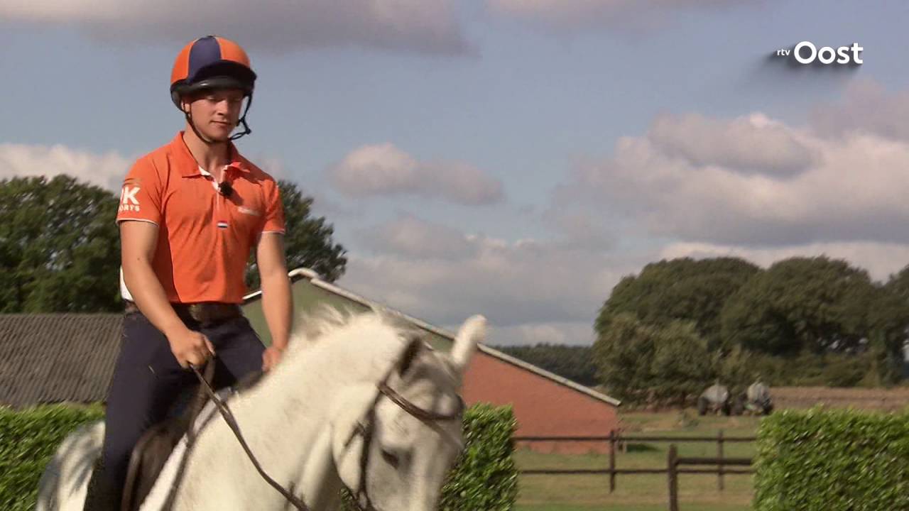 Jordy Wilken van Stal de Ruiter in Markelo klaar voor Military Boekelo