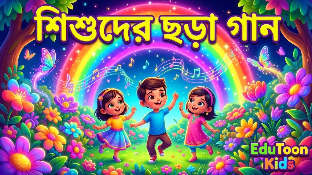 শিশুদের ছড়া গান | Bangla Rhymes for Kids | 3D Cartoon Song 2025 │Bangla Cartoon