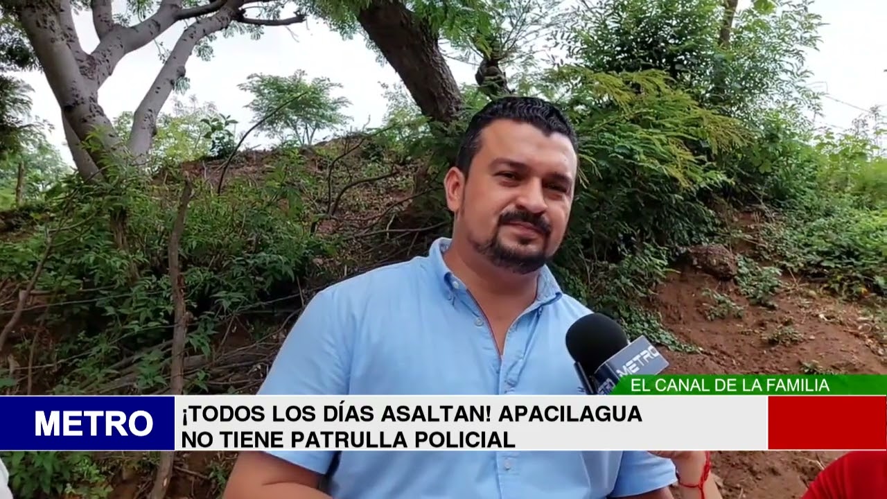 ¡TODOS LOS DÍAS ASALTAN! APACILAGUA NO TIENE PATRULLA POLICIAL
