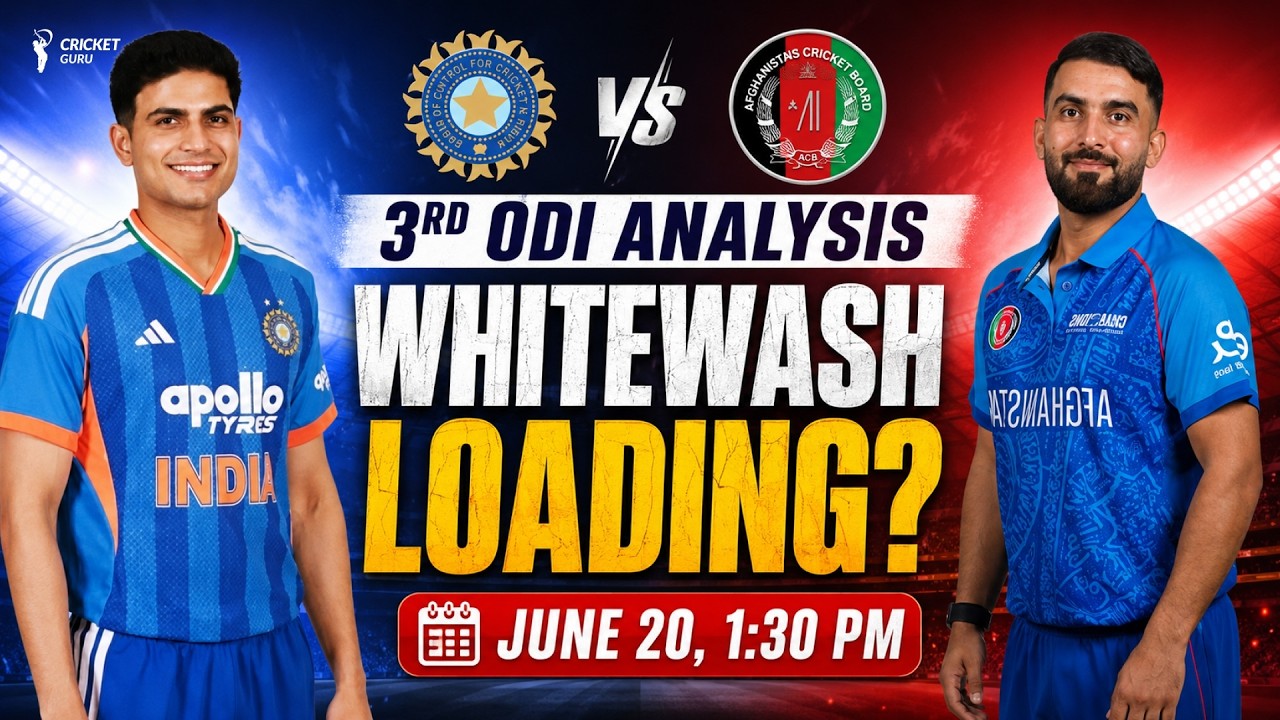 IND vs AFG 3rd ODI Full Analysis | Playing 11, Pitch Report