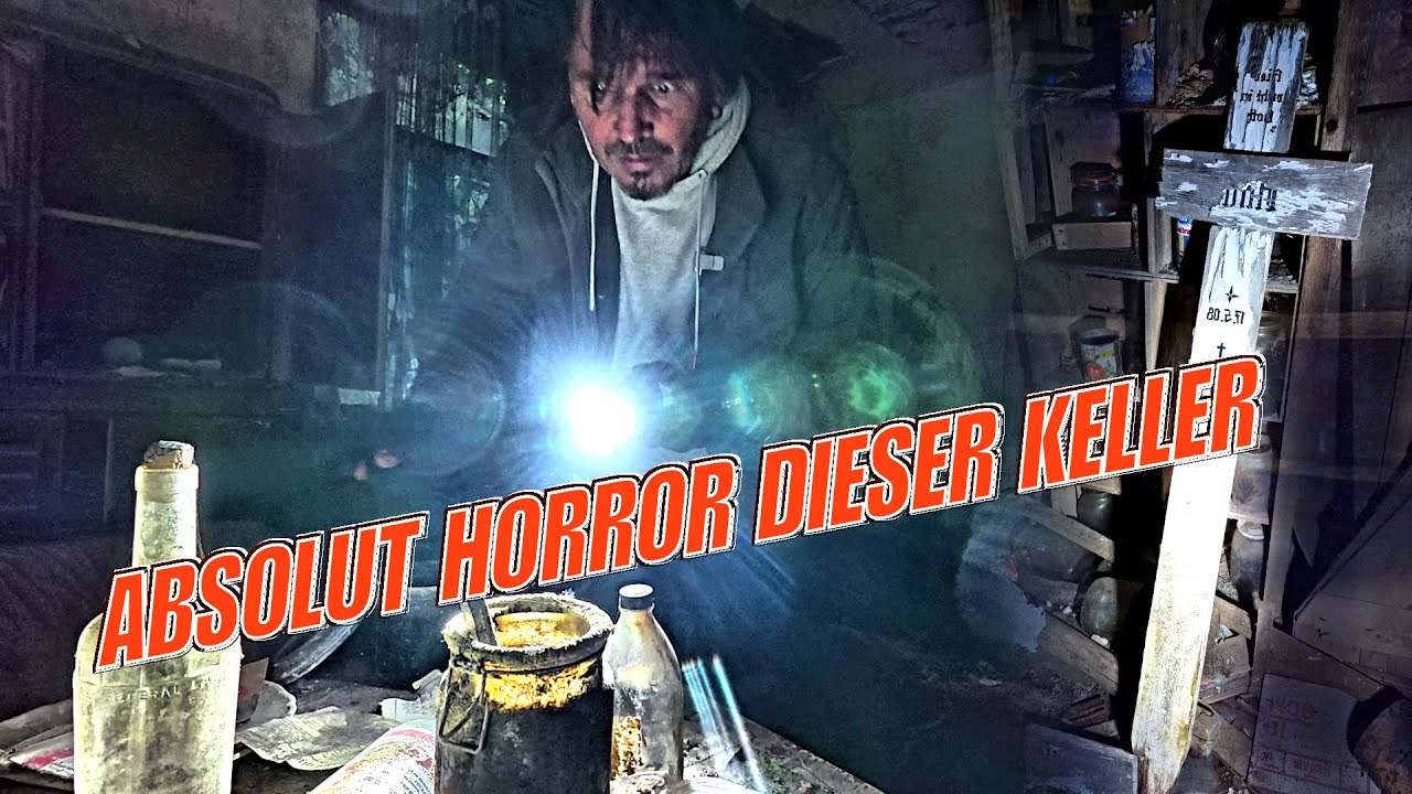 Der Keller des Grauen absolut Creepy😨😨Tief im Wald Haus Nr 5 Auch die Autos wurden zurück gelassen