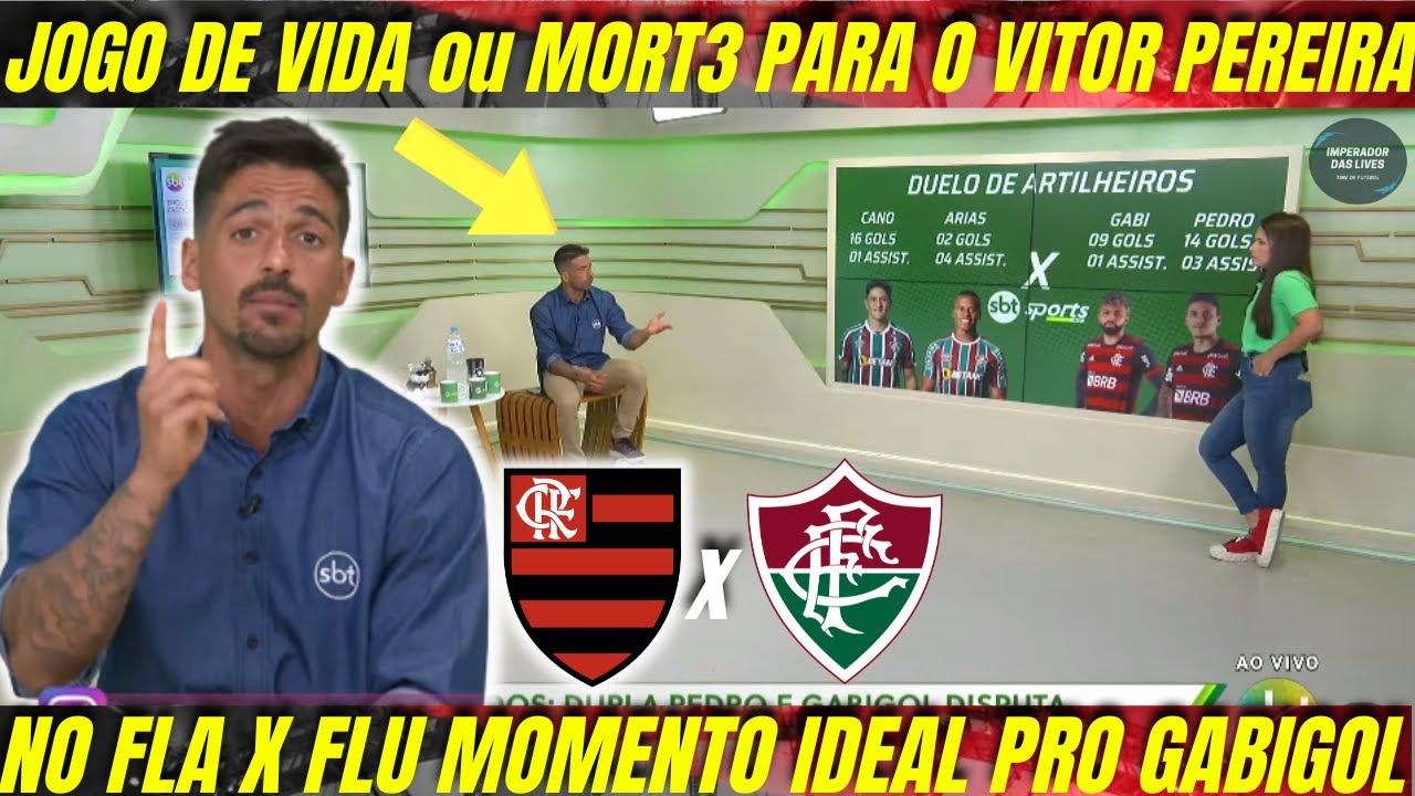 FLAMENGO X FLUMINENSE | JOGO DE VIDA ou MORT3 PARA O VITOR PEREIRA | MENGÃO TEM VANTAGEM NA FINAL