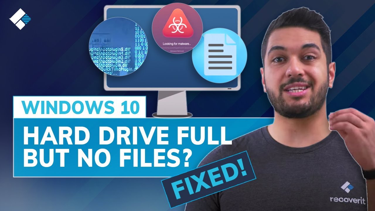 Как исправить ошибку «Жесткий диск заполнен, но на нем нет файлов» в Windows 10?