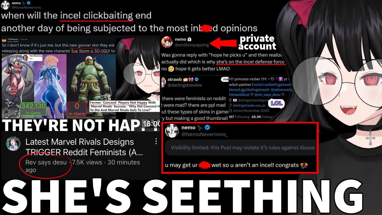 Feminist Vtuber Is VERY MAD At Me (And My Wife) For My 
