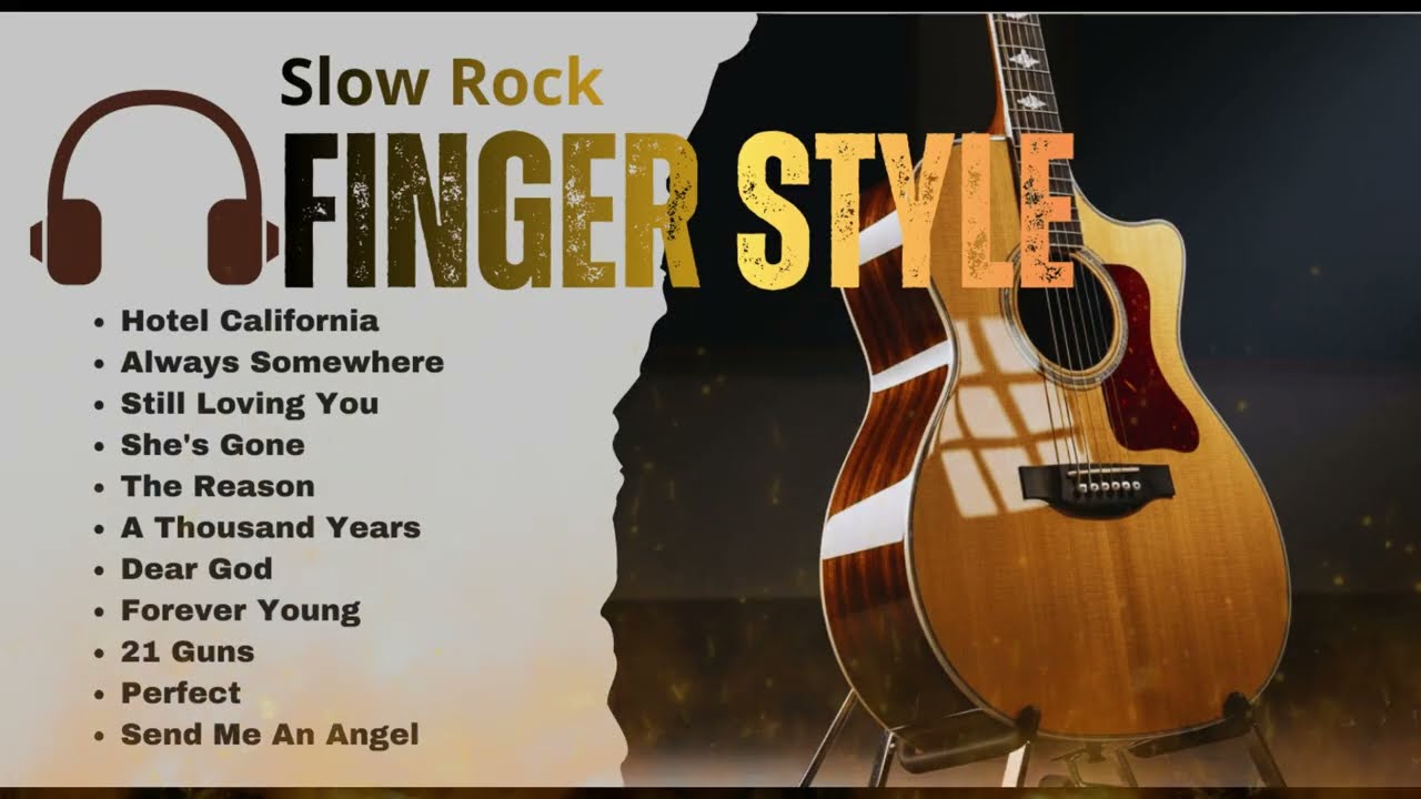 Ultimate 80s Slow Rock Fingerstyle 💔 Legendary Acoustic Guitar Classics Full of Emotion