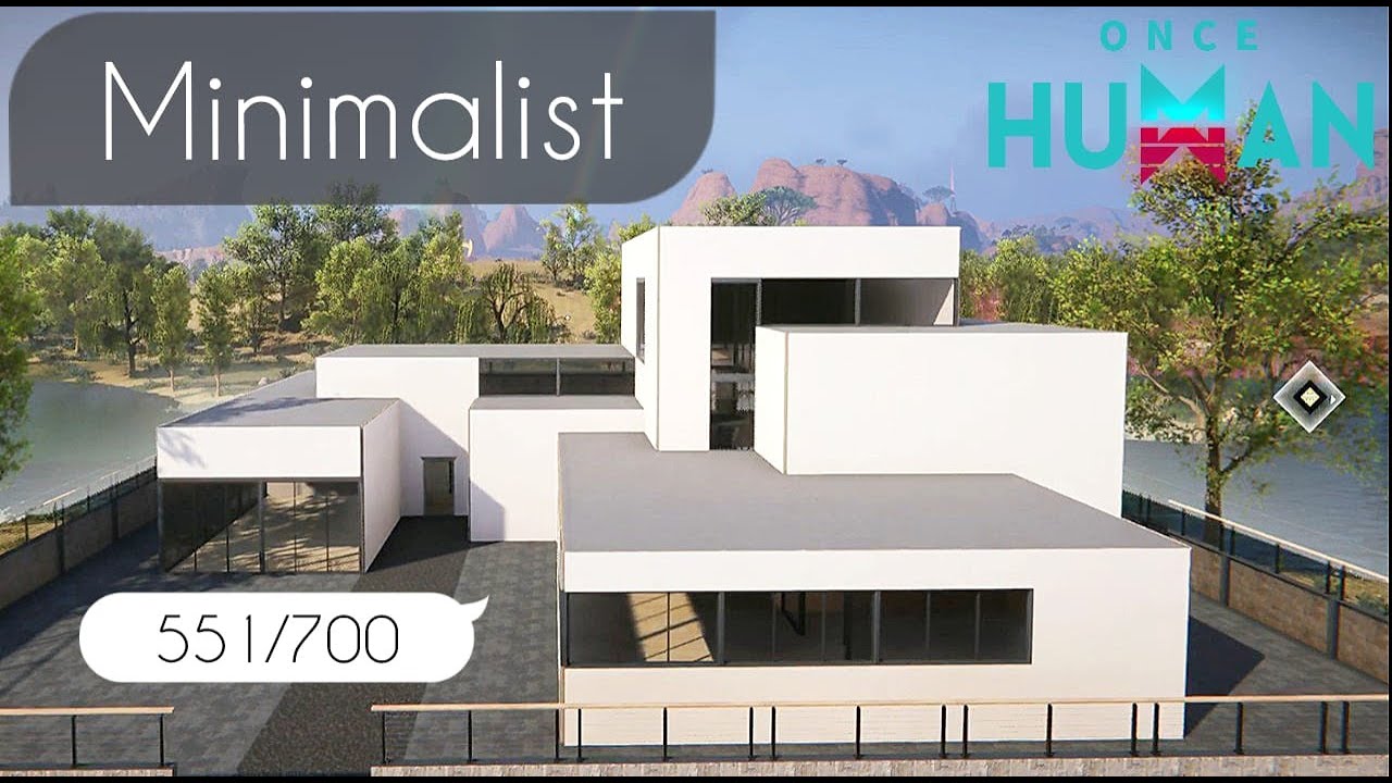 Once Human Base Design Tutorial - Minimalist House Tutorial