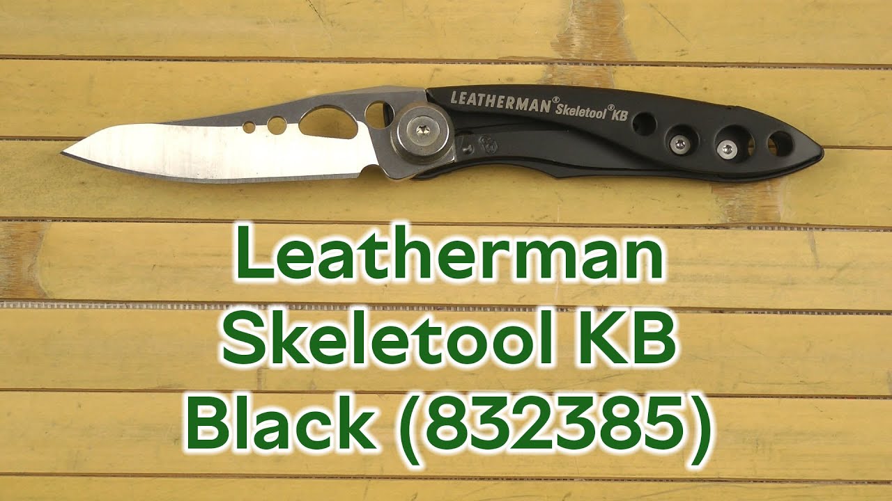 Распаковка Leatherman Skeletool KB в коробке Black (832385)