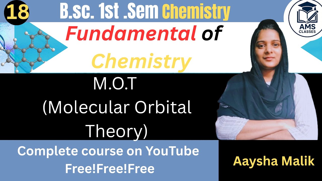 B sc 1st sem Chemistry. || Unit-2 Topic (Molecular orbital theory) By Aaysha Mam 😊