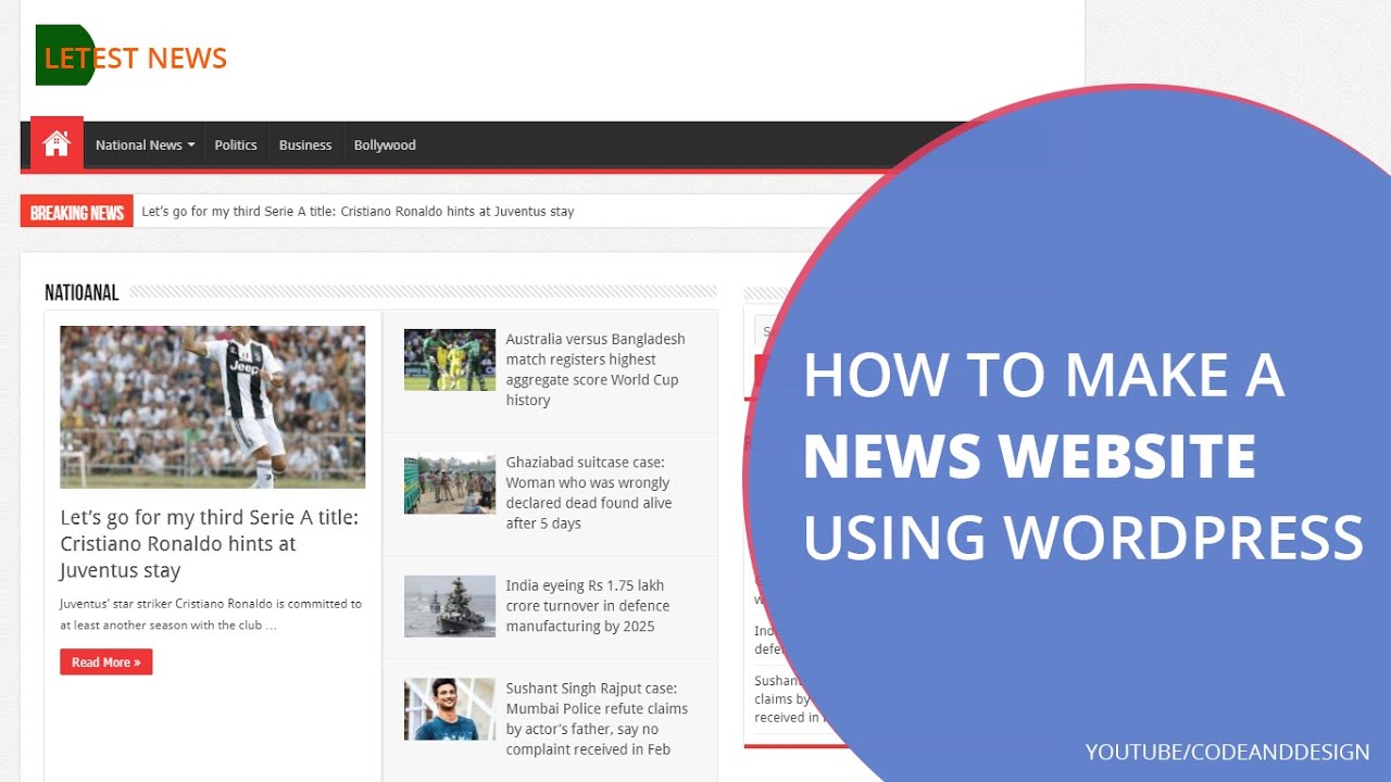How To Make  News Website In WordPress Full Tutorial || WordPress In Hindi