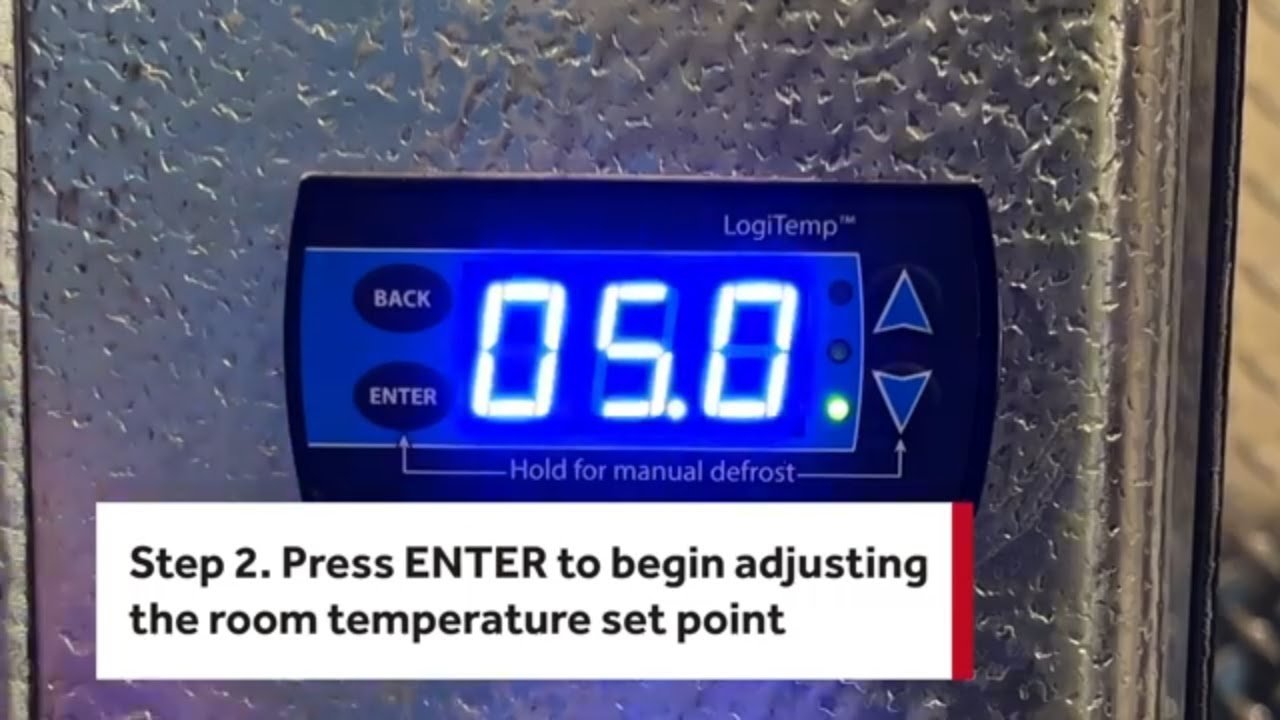 Norlake Walk In Cooler or Freezer Temperature Adjustment Instructions