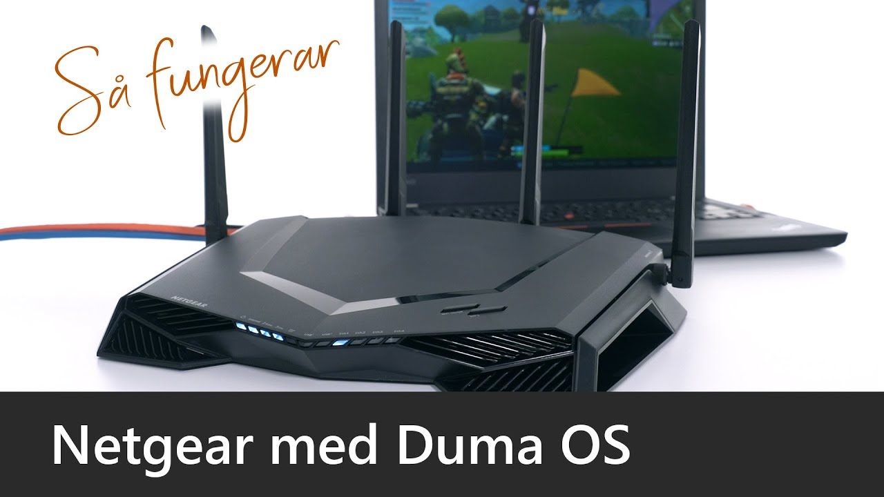 S&aring; fungerar Duma OS &ndash; minimera ping-tiden med Netgear