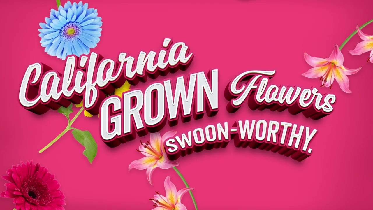 CA GROWN: Grown to be Great - California flowers are swoon-worthy.