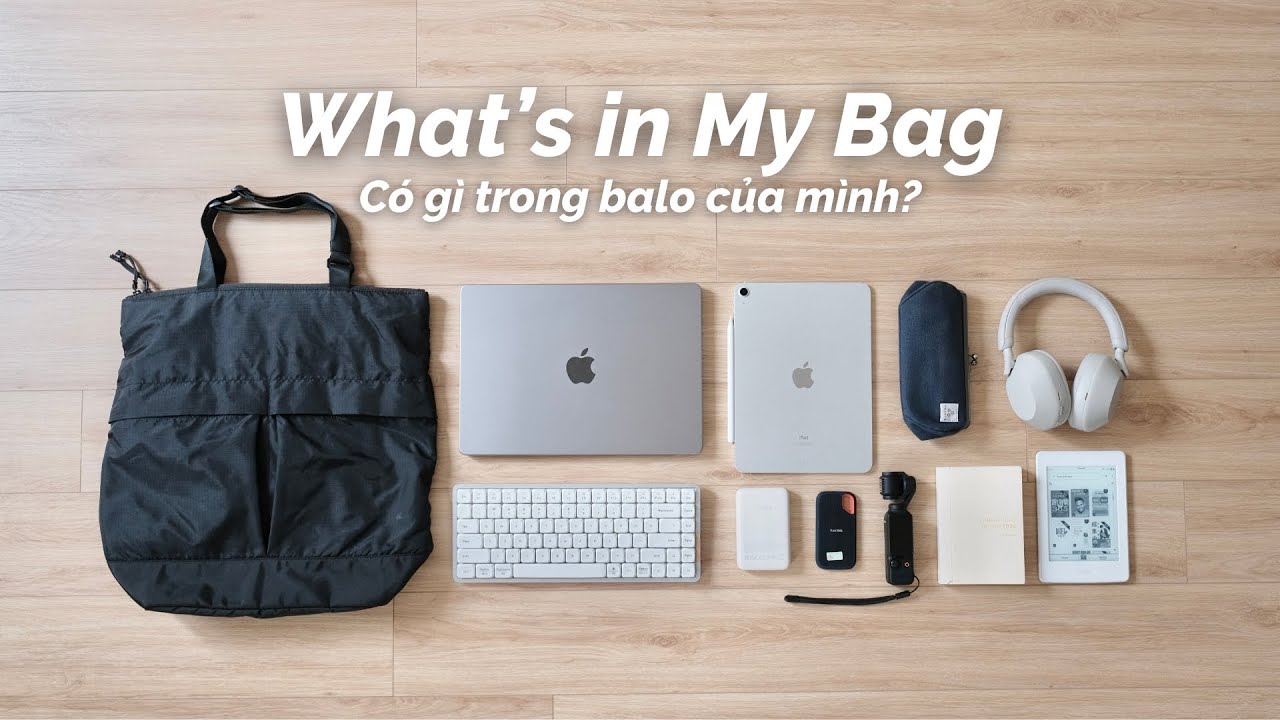 WHAT'S IN MY BAG 2024 | Có Gì Trong Balo Hàng Ngày Của Mình?