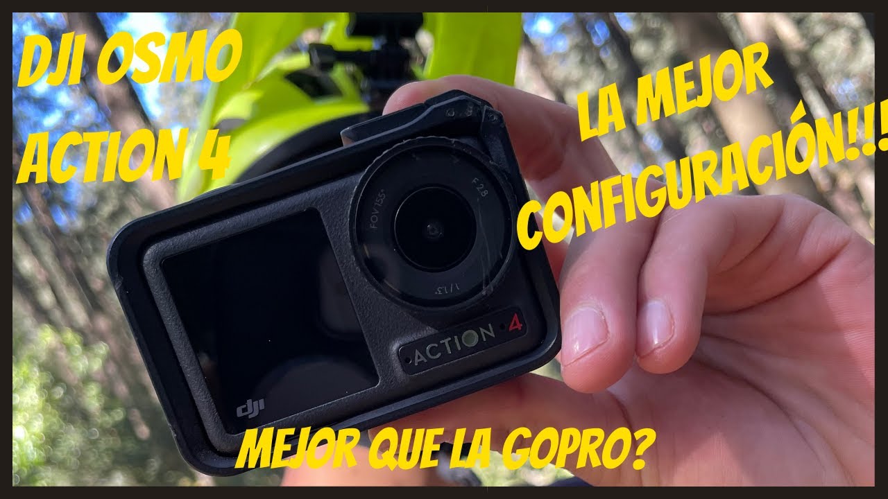 La mejor CONFIGURACION DJI OSMO ACTION 4 ( 3, 2, 1) || CICLISMO