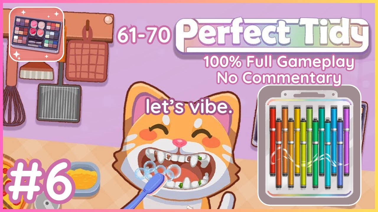 Sorting markers 🌈 ~ More Perfect Tidy to relax and vibe to 💤 (No Commentary) Levels 61-70
