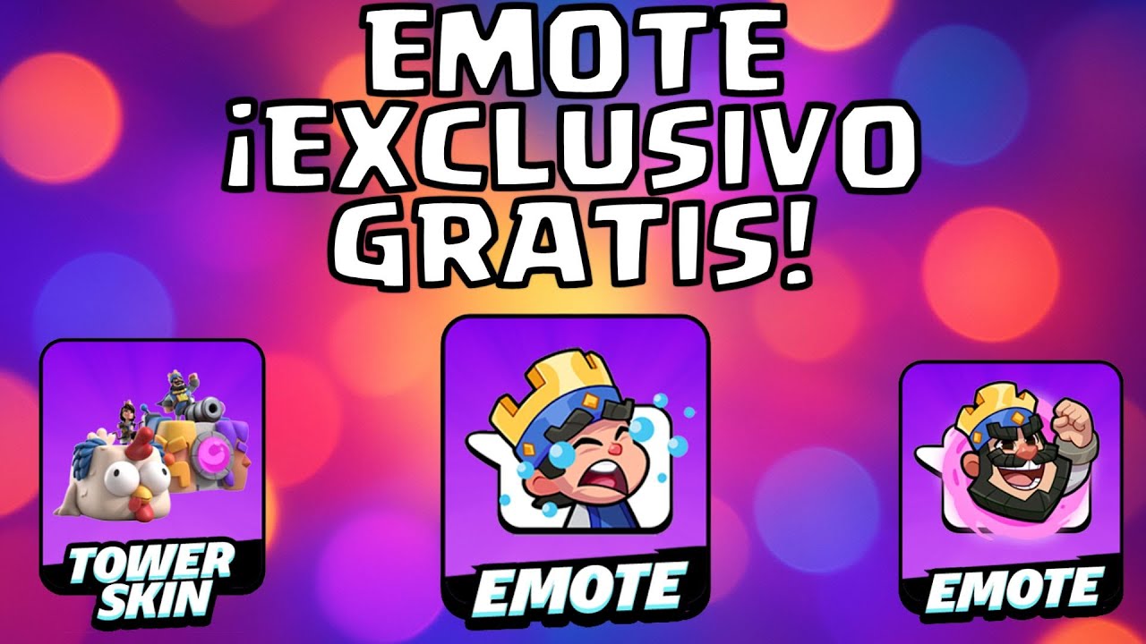 Guía para conseguir Emote Exclusivo GRATIS en Clash Royale