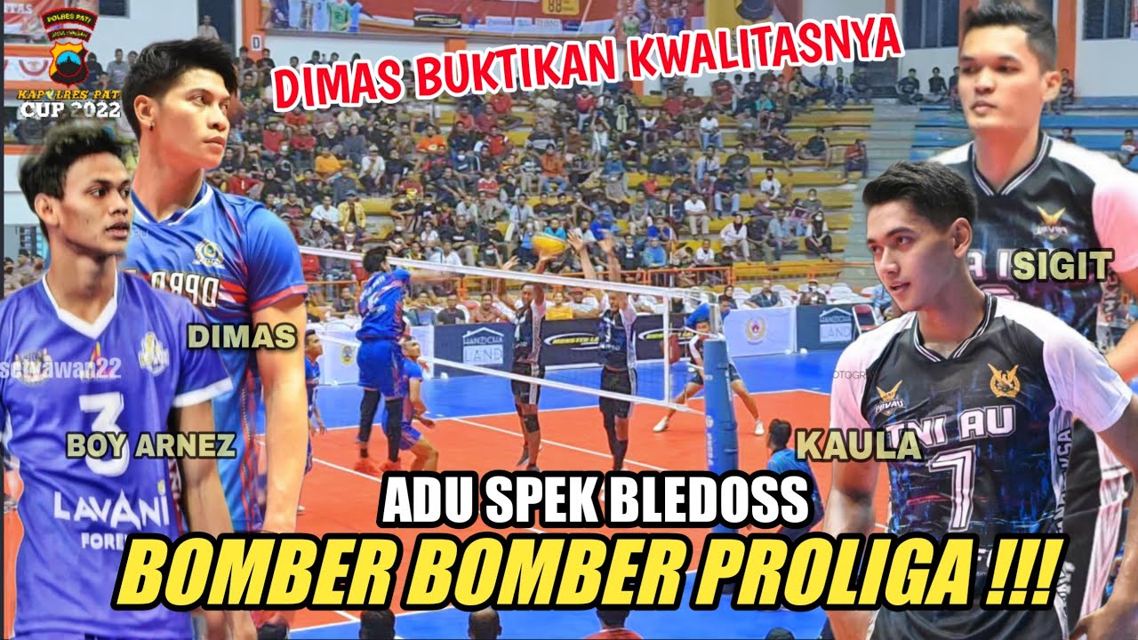 Duo Terbang DIMAS SAPUTRA Ft BOY ARNEZ Adu Keganasan dg Sigit Ardian & Kaula Kapolres Pati Cup 2022