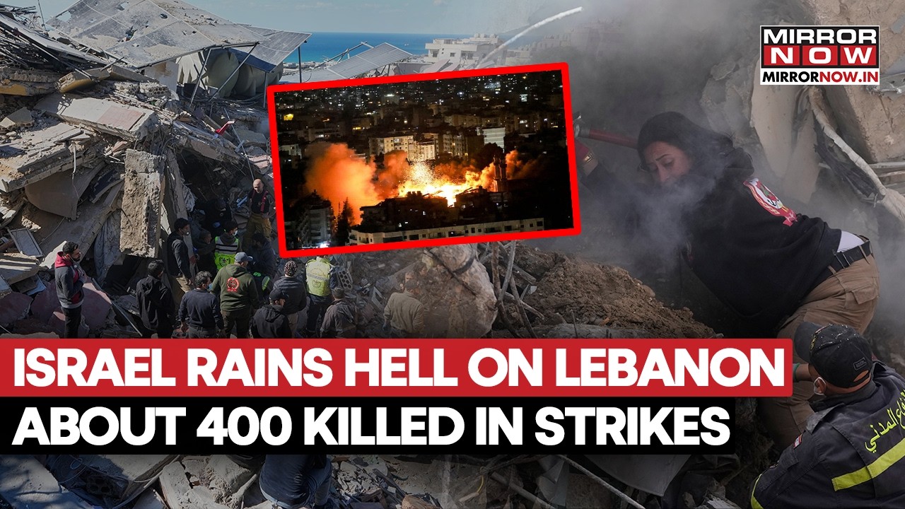 Israel Rains Hell On Lebanon, About 400 Killed As IDF Raids Burn Beirut Amid Iran War