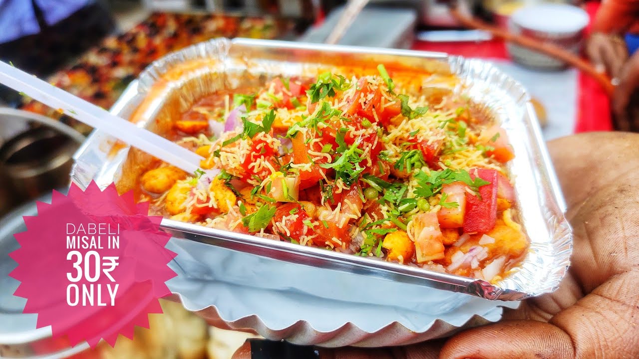 Best Dabeli misal in 30/- Rs | Mumbai street food