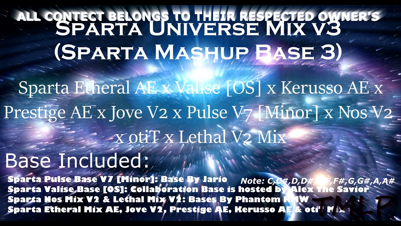 Sparta Universe Mix V3 Mashup Base