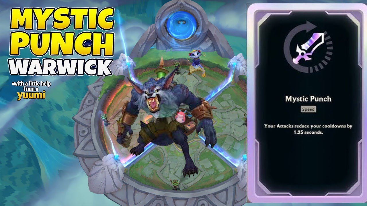 Mystic Punch Warwick is UNSTOPPABLE!!! *with a little help from a Yuumi