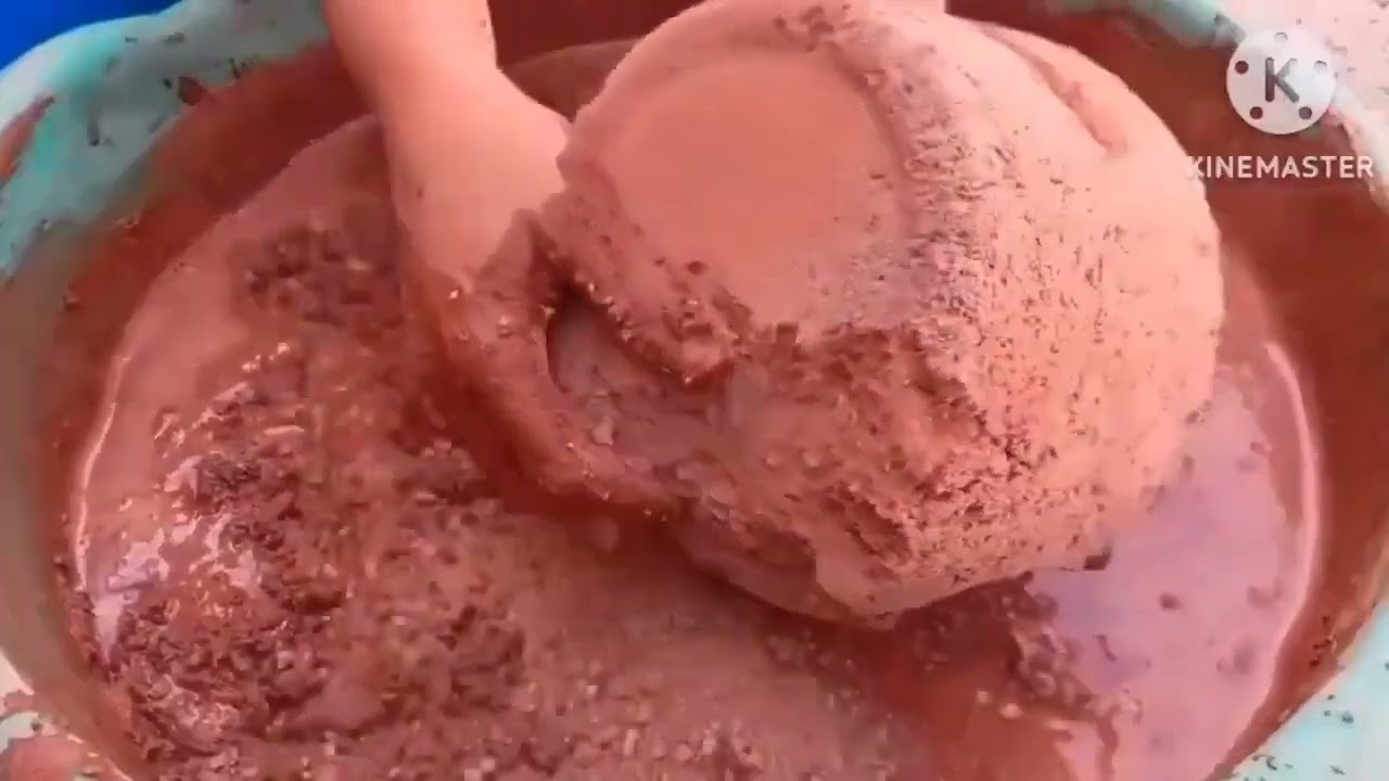 ASMR|| Pure reddirt Mashup Dry Crumbling #asmr #satisfying #odlysatisfying #relaxing #clay #stress 