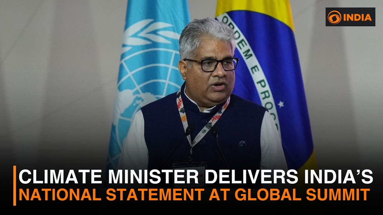 Climate Minister Delivers India&rsquo;s National Statement at Global Summit