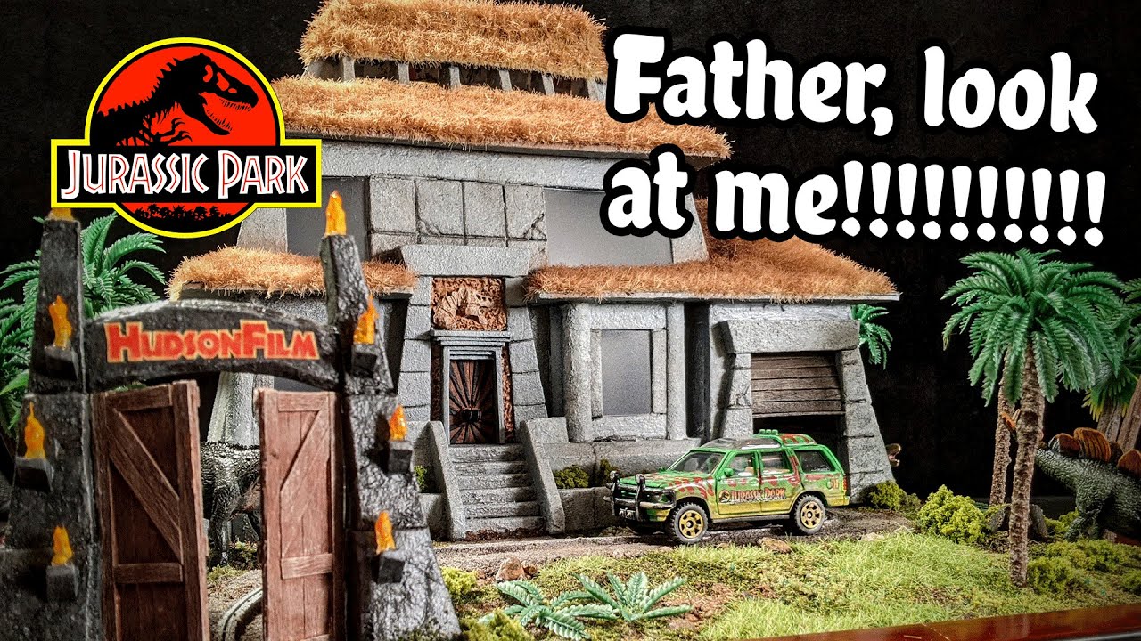 Why I CRAFTED my childhood home as a JURASSIC PARK diorama