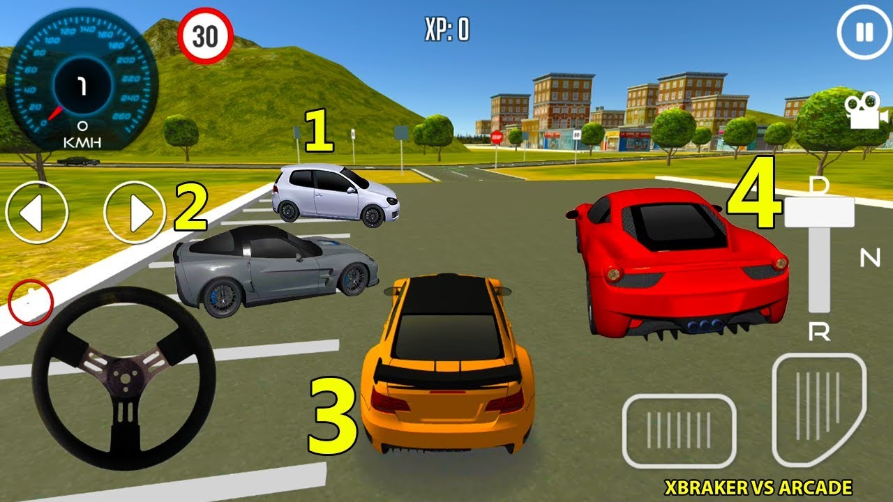 Car Driving School 3D First 4 Cars Unlocked Android Gameplay 2018 #30