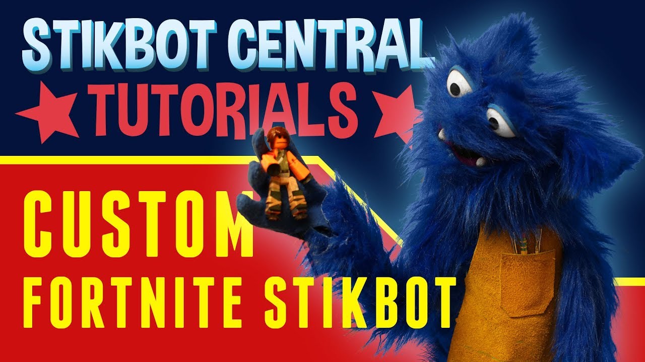 CUSTOM FORTNITE STIKBOT!!! | Stikbot Tutorials