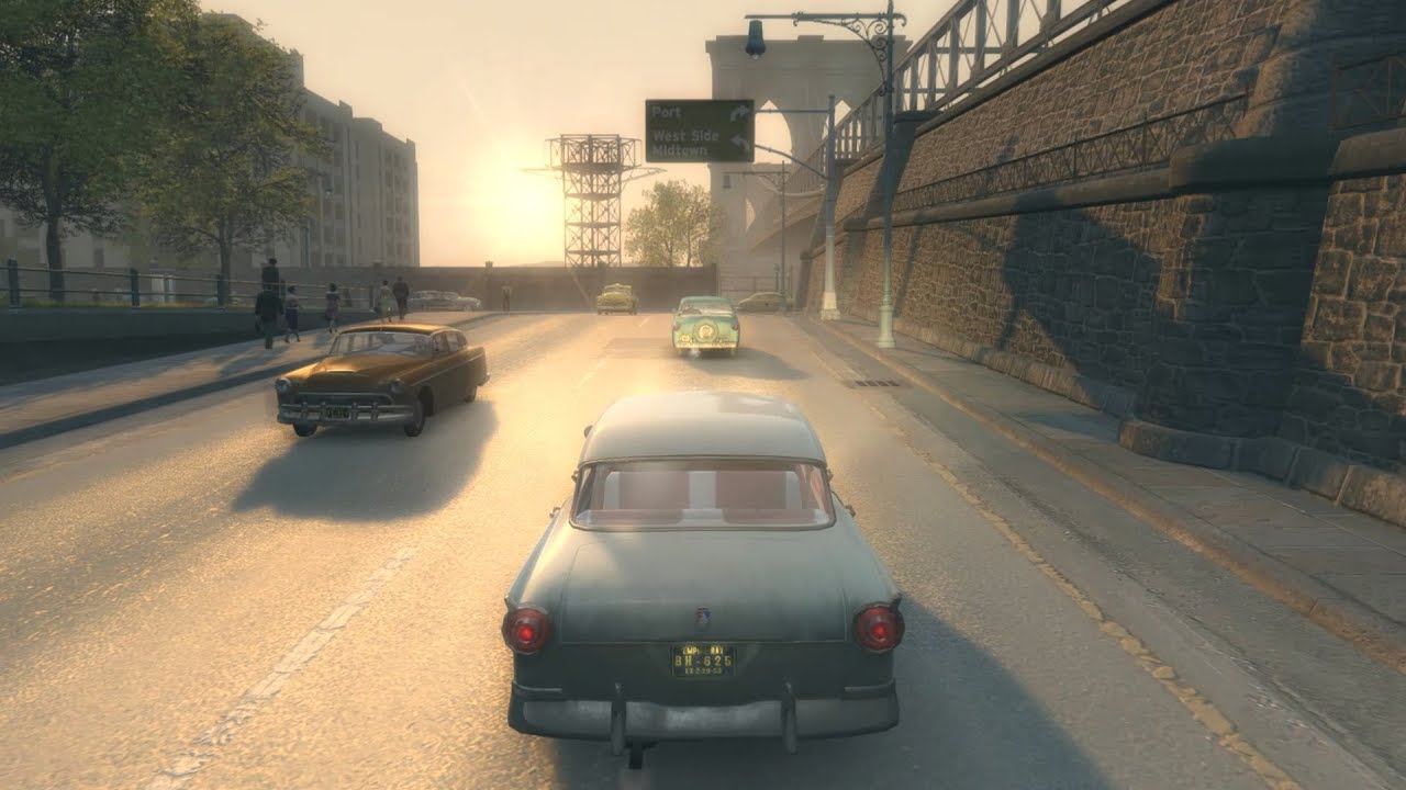 Mafia II - Driving Around The Map - Video #2 (21:9 Ultrawide)