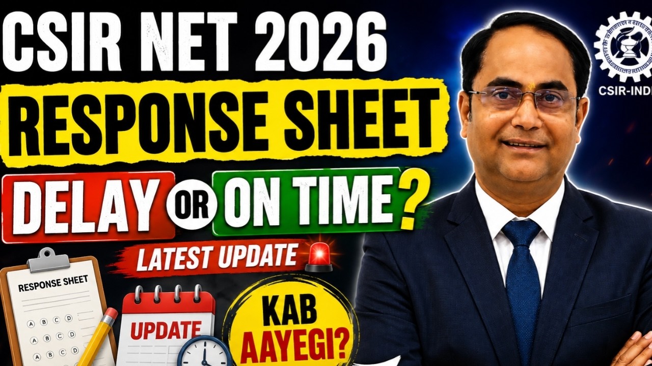 CSIR NET JRF June 2026 Response Sheet Expected Date | CSIR NET December 2026 Notification