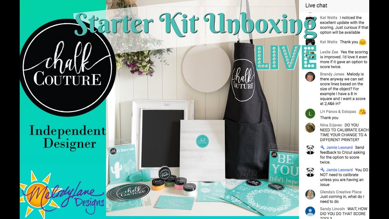 Unboxing Chalk Couture Starter Kit