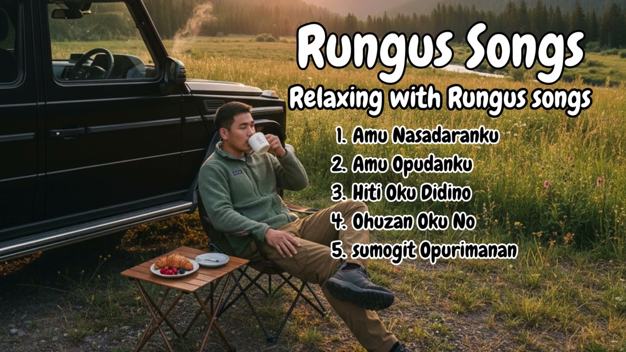 Rungus Songs - PT2 : Chilling, Studying, Relaxing, Night, Lagu Rungus