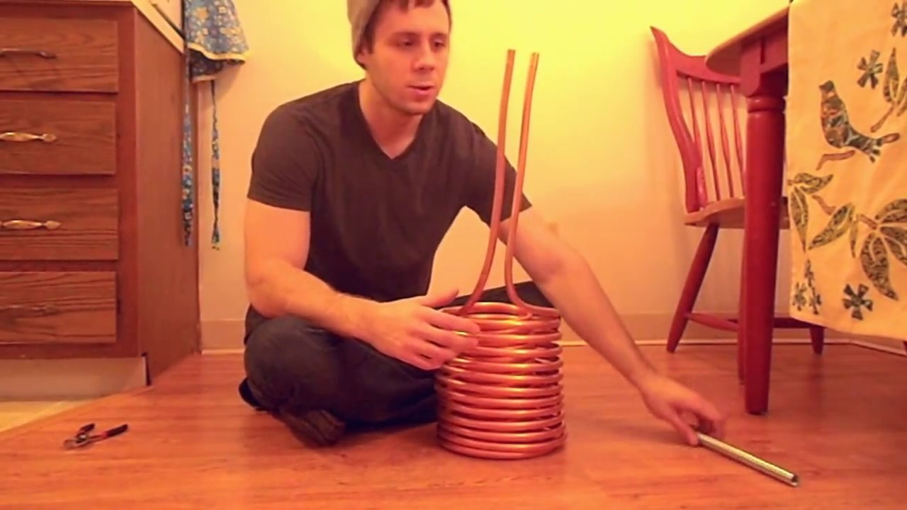 Best Double Coil Wort Chiller Tutorial - How to Build a Cheap 50 Foot Immersion Chiller