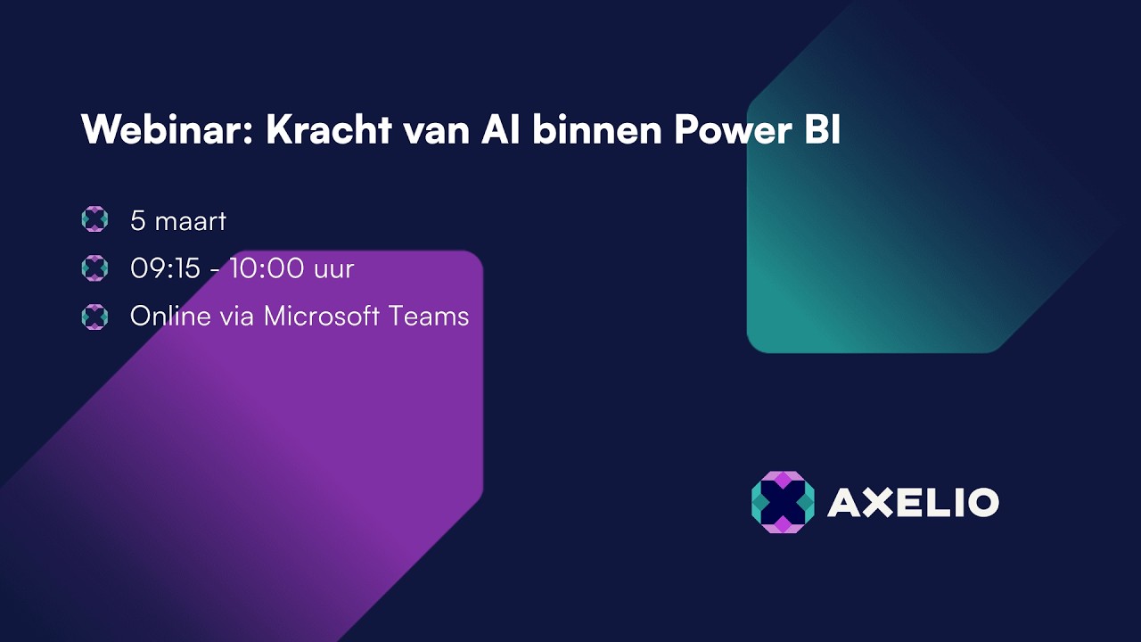 Webinar: de kracht van AI binnen Power BI