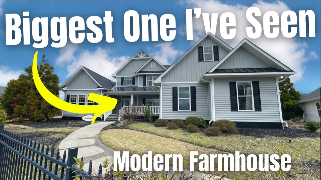 MASSIVE Modern Farmhouse Style Home Unlike Anything I’ve Ever Toured