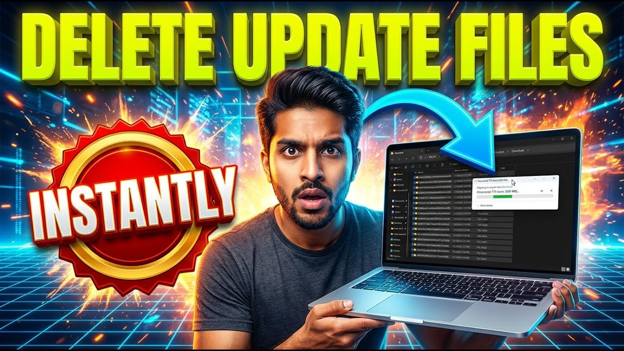 How To Delete Windows Update Files | Free Up Disk Space