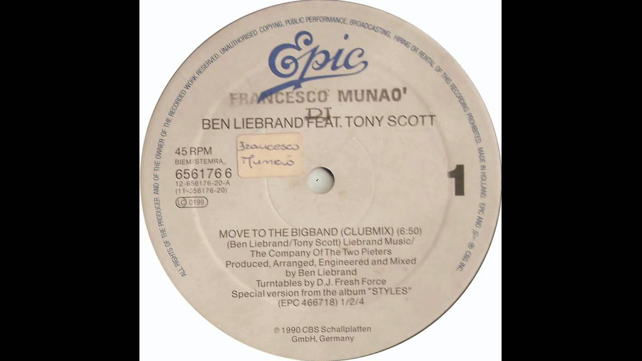 Ben Liebrand Feat Tony Scott  Move to the bigband