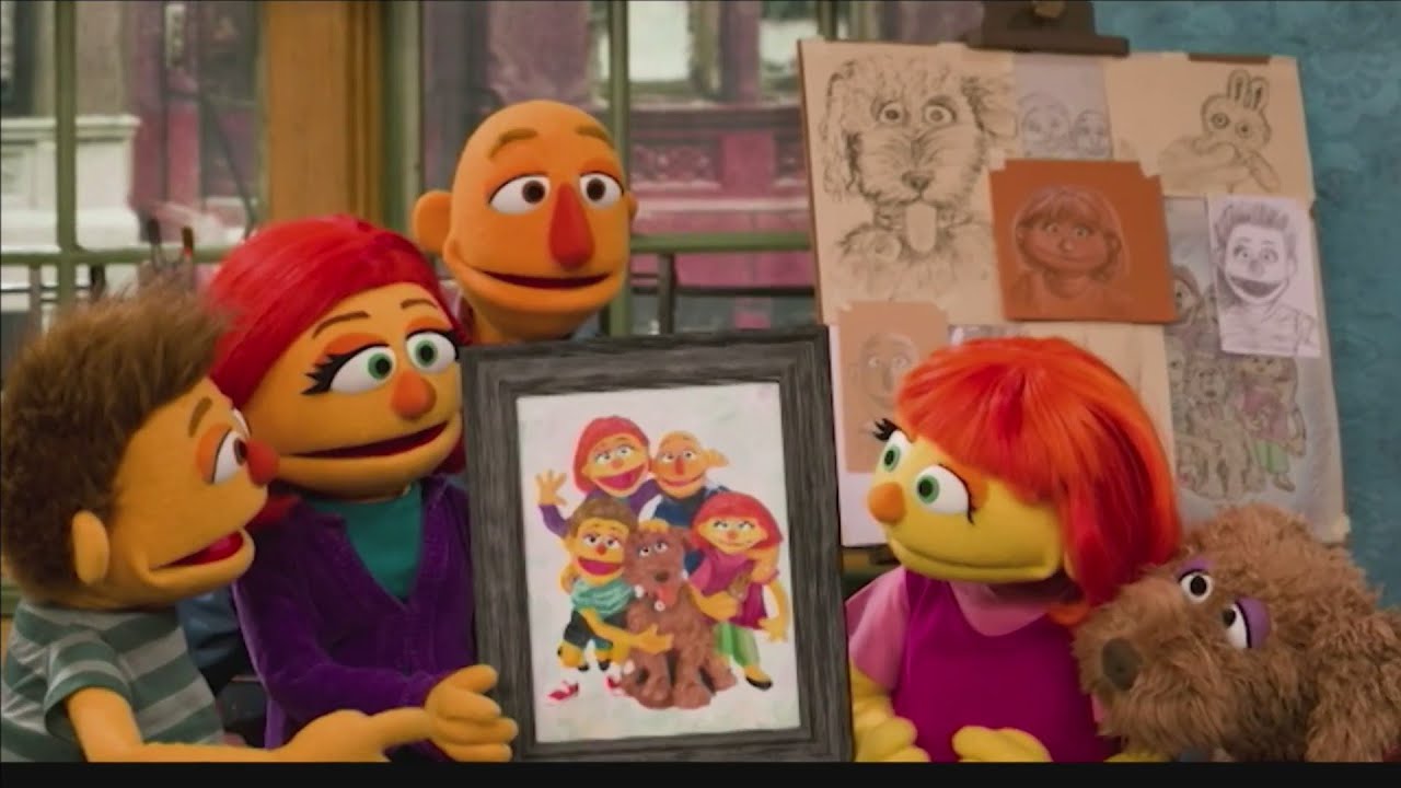 Sesame Street introduces Julia's family