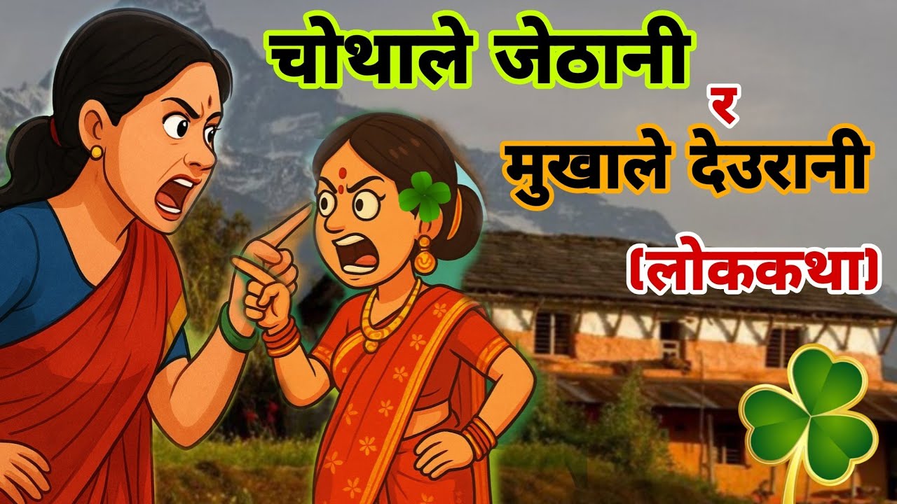 नेपाली कथा।।चोथाले जेठानी र मुखाले देउरानी।।Story About Jethani Ra Deurani Fighting 🍀🍀🍀