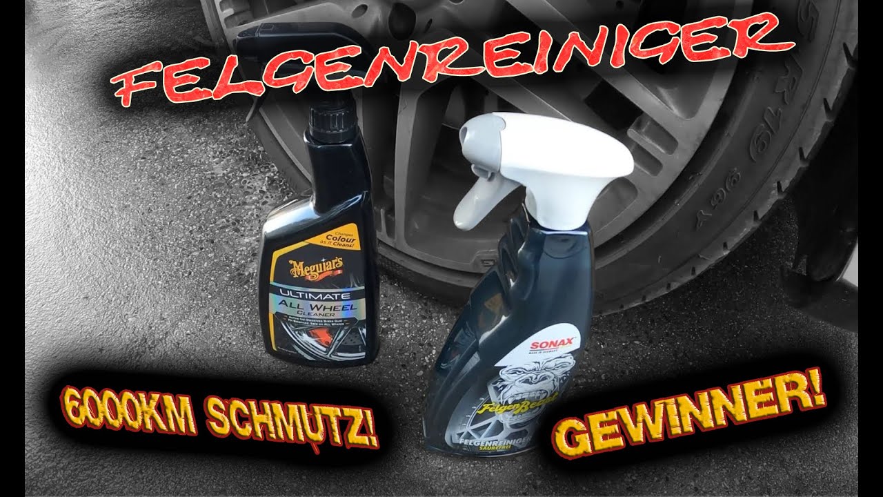 Felgenreiniger TEST ! Sonax Felgen Beast gegen Meguiars Ultimate Wheel Cleaner.