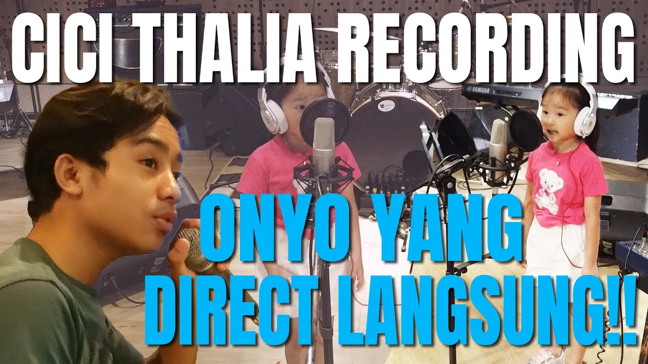 The Onsu Family - Kompak banget! Cici Thalia recording, Onyo yang direct langsung!