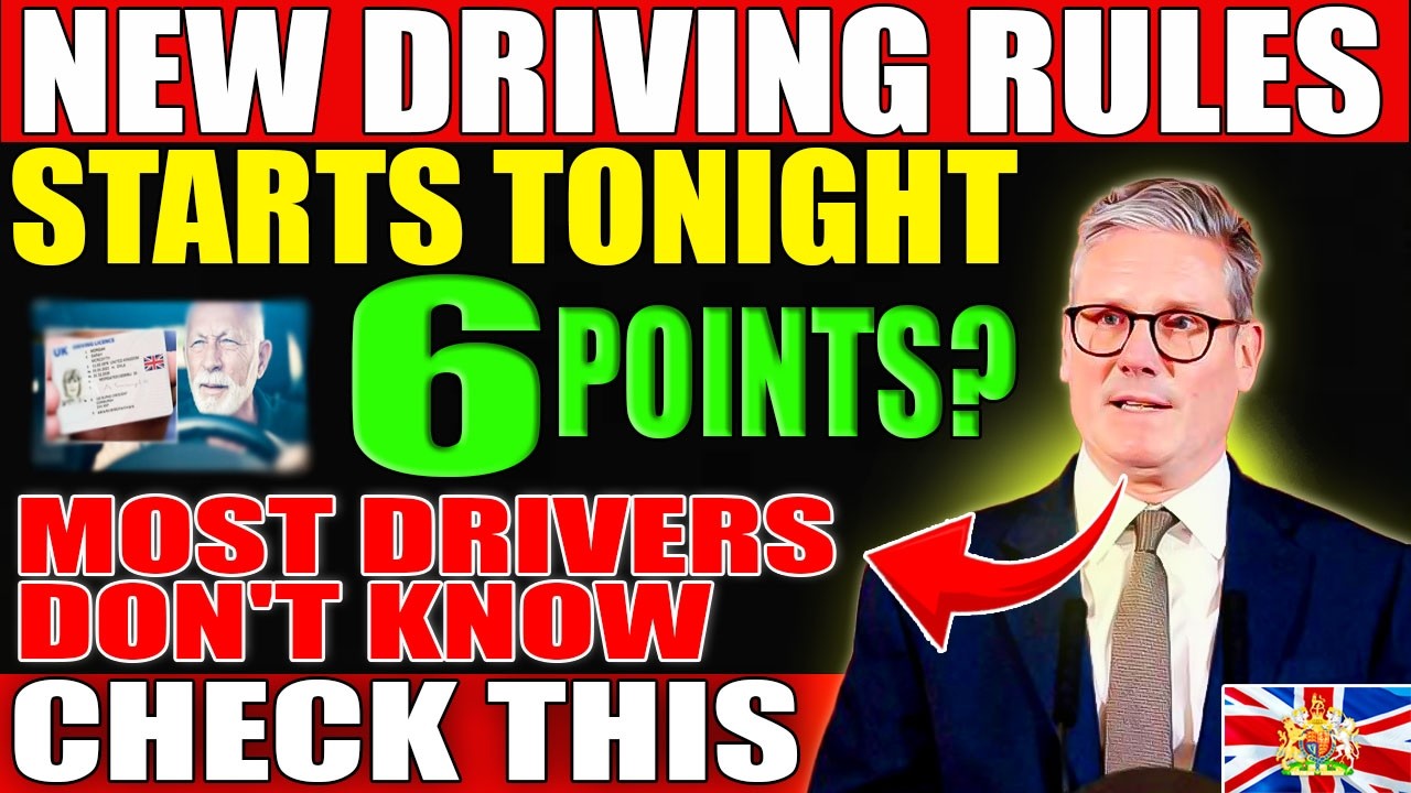 🚗 DVLA Alert Tonight | Major UK Driving Law Changes | Thousands Could Receive 6 Points Unknowingly
