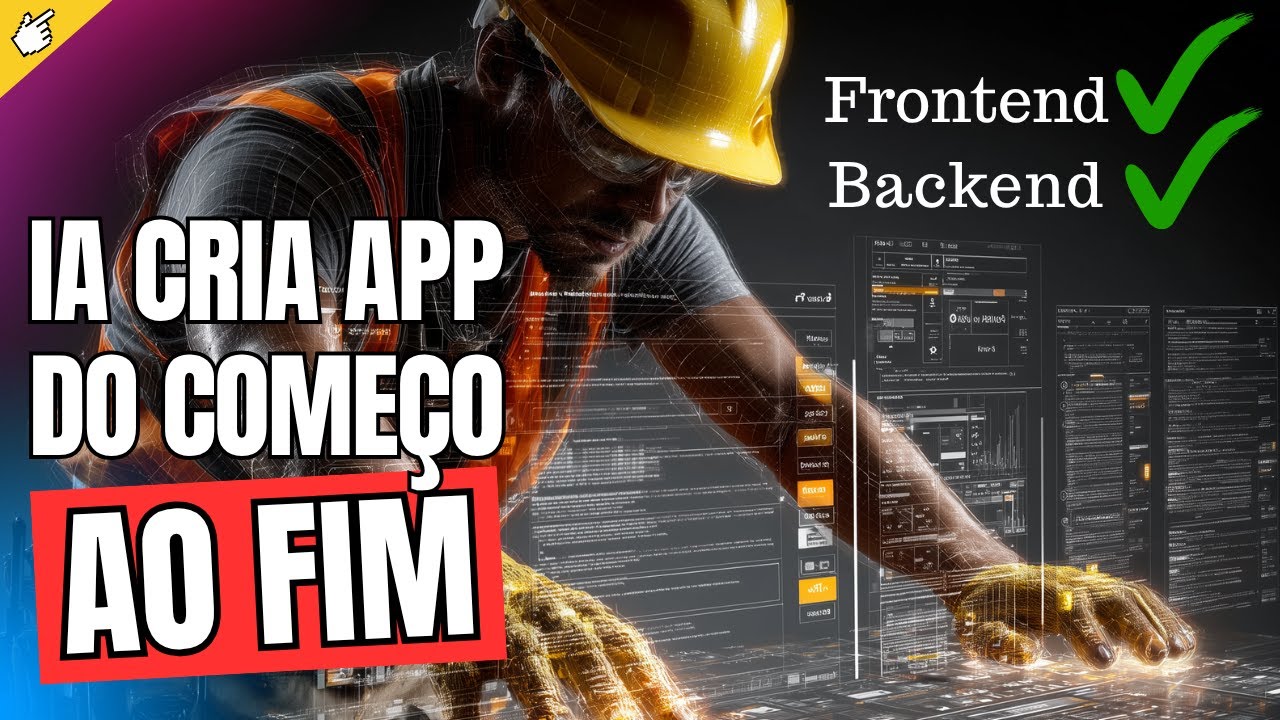 🤖Essa IA Cria Aplicativos COMPLETOS (Frontend + Backend) Sem Código!