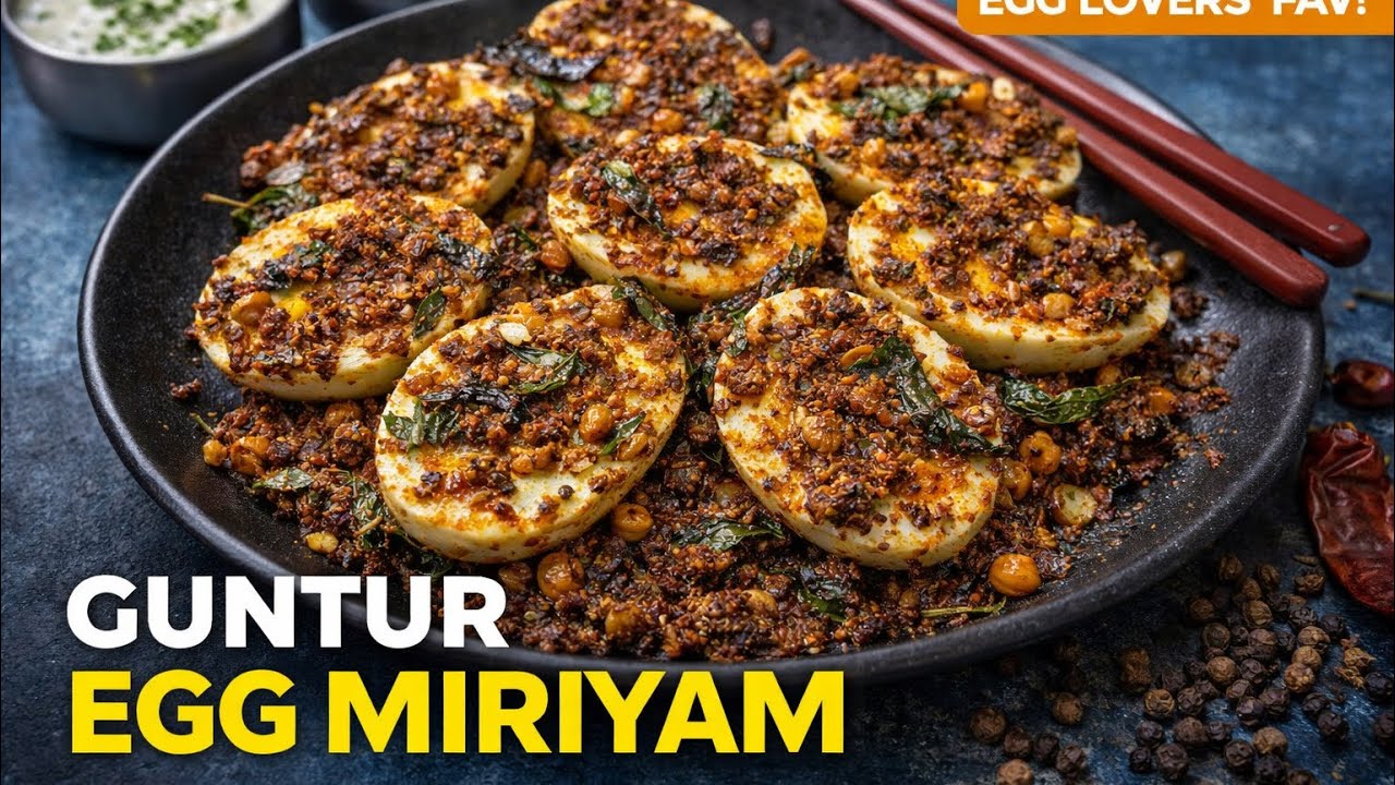 Guntur Style Egg Miriyam | Ultimate Andhra Heat